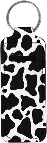 Miniatura 22 de Suobstales Chapstick - Llavero con clip en la manga de la bolsa para palillo labial, funda para bálsamo labial, protector de lápiz labial