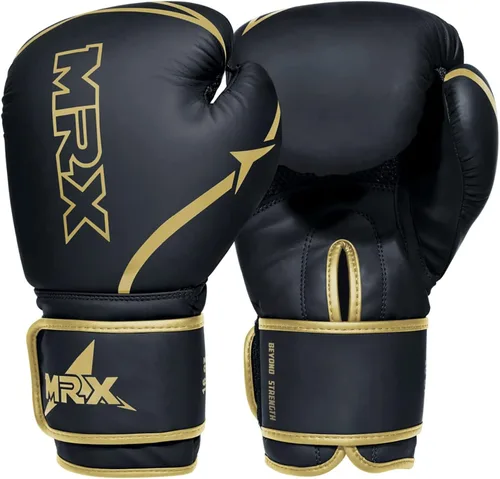 Miniatura 3 de MRX - Guantes de boxeo con envolturas de mano gratis para hombres y mujeres, guantes de entrenamiento de boxeo, kickboxing, Muay Thai, guantes