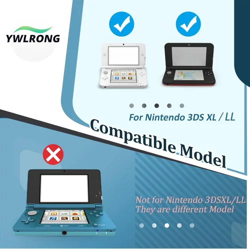 Miniatura 5 de Juego de 52 tornillos completos para Nintendo 3DS XL/LL Tornillo de repuesto Cabeza de consola Accesorios Piezas con herramientas de reparación