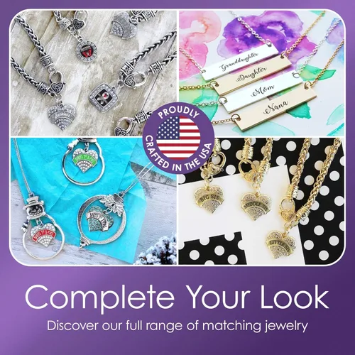 Miniatura 7 de Inspired Silver - Twin One - Adorno festivo de Navidad de plata - Adorno festivo de árbol de Navidad con dije de círculo y circonita cúbica