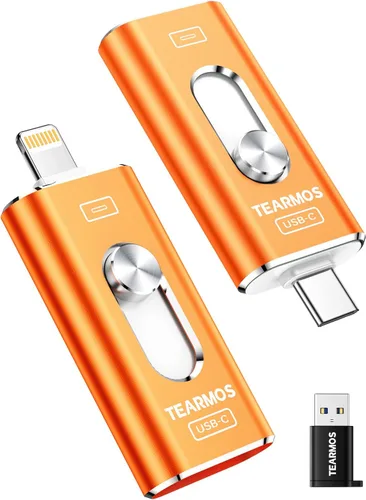 Memoria Stick de 256 GB para iPhone Flash Drive, almacenamiento de teléfono para fotos y videos, copia de seguridad de archivos, compatible con