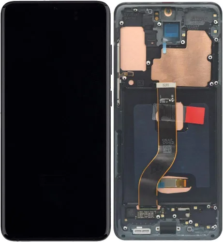 Para Samsung Galaxy S20+Plus SM-G986U G986 G986U1 G986F Pantalla LCD Pantalla táctil Digitalizador Marco Negro Reemplazo 6.7"