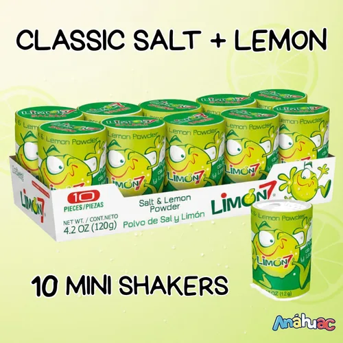 Miniatura 5 de Anahuac Limon 7 Salero Azúcar 10 Piezas 4.23 oz