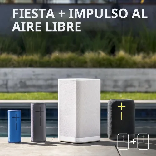 Miniatura 8 de Ultimate Ears EPICBOOM, altavoz Bluetooth portátil impermeable, graves grandes, sonido de 360 grados, altavoces inalámbricos, IP67, batería de 17