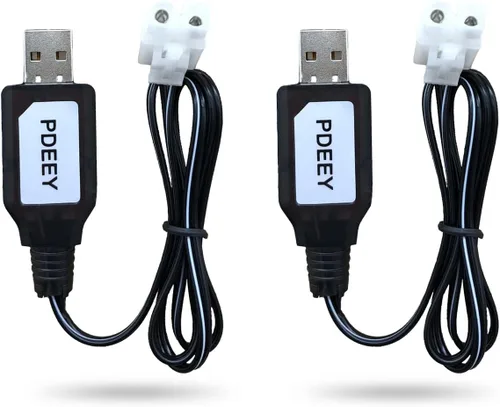 Miniatura 2 de Charger Replacement for Nerf Rival - 9.6V Tamiya Connector RC Car Airsoft NiCd Battery Charging Cable, 2 pcs