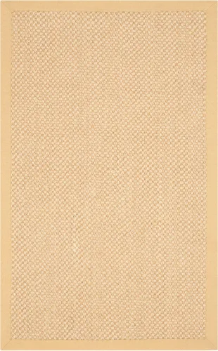 Miniatura 3 de Safavieh Colección de fibra natural NF443A tapete con ojo de tigre de maíz y trigo, 5 x 8 pies, Sisal
