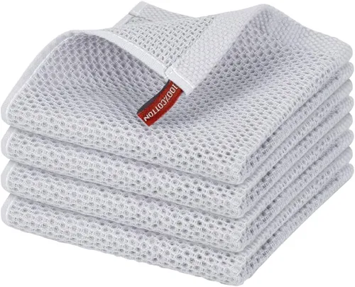 Miniatura 10 de Nialnant - Toalla de cocina 100% algodón, tejido gofre, suave, absorbente y de secado rápido, toallas para secar platos, trapos de limpieza - Multi