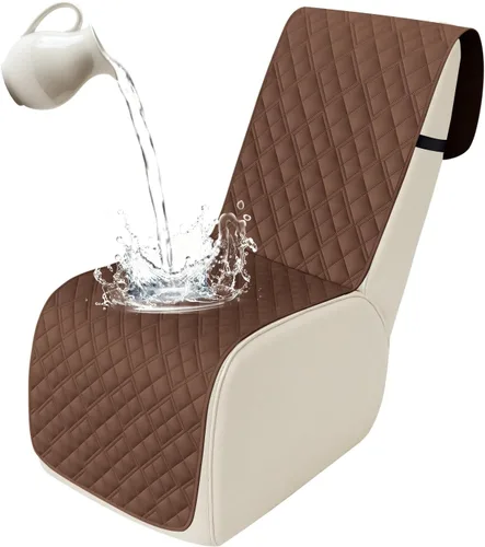 Miniatura 106 de Arfntevss Fundas de sofá modular reclinable, 100% impermeable, en forma de L, para sillón reclinable en forma de L, funda seccional lavable