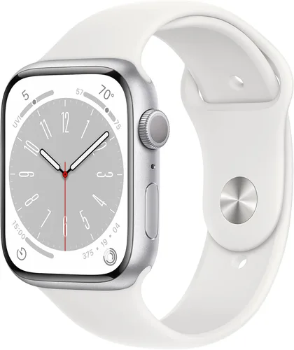 Miniatura 13 de Apple Watch Series 8 [GPS 41mm] Reloj inteligente con caja de aluminio medianoche y correa deportiva medianoche - S/M. Rastreador de actividad