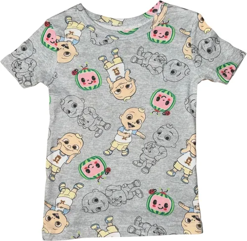Miniatura 4 de CoComelon Conjunto de pijama de algodón ajustado de 4 piezas para niños pequeños