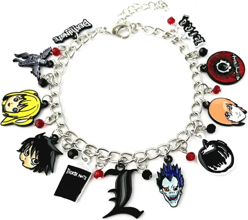 Miniatura 5 de FJKMYOYO DianViVi - Pulsera de anime de dibujos animados de horror y no la muerte, regalo para niña y mujer, Zinc, 0