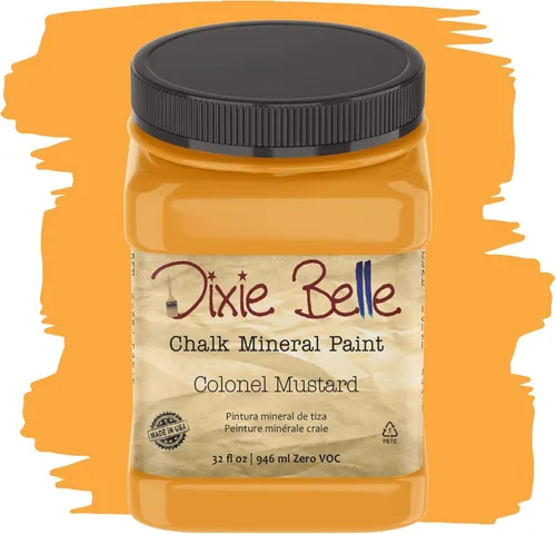 Miniatura 107 de Dixie Belle Paint Company - Pintura con acabado de tiza para muebles, color negro (Caviar), 1 galón, 128 fl oz, pintura mineral color rosa intenso