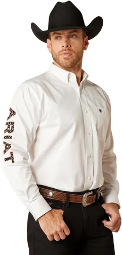 Miniatura 38 de Ariat Camisa de sarga con logotipo del equipo para hombre