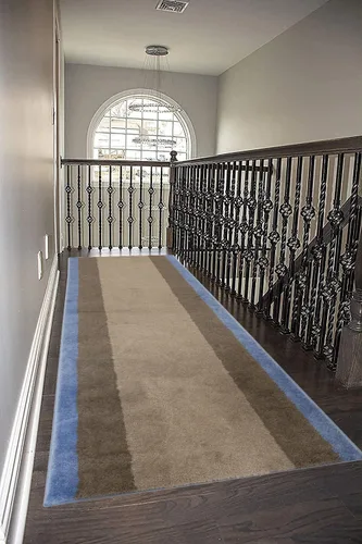 Miniatura 3 de Alfombra lavable de tamaño personalizado con diseño geométrico de ladrillo, alfombras extralargas para pasillos, 26 pulgadas de ancho x elige tu