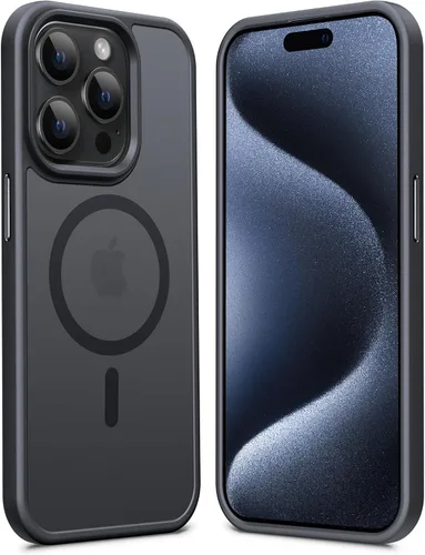 Miniatura 19 de Anqrp Funda magnética a prueba de golpes para iPhone 11, [compatible con MagSafe] [probada contra caídas de grado militar] Funda delgada de silicona