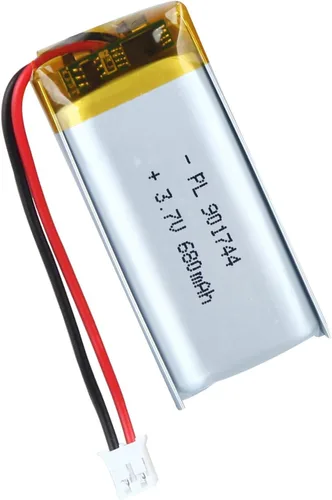 Miniatura 20 de 652030 Batería Lipo de 3.7V 350mAh 652030 Cargable Paquete de Batería de Polímero de Litio con Conector JST PH2.0mm para Dispositivo Electrónico