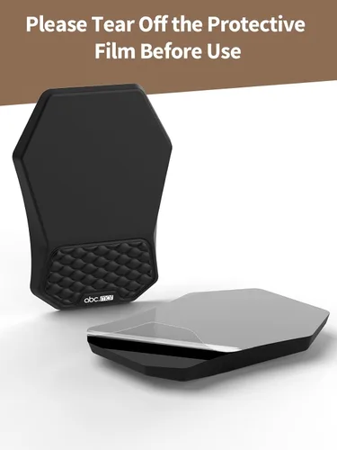 Miniatura 8 de Juego de alfombrilla ergonómica para mouse y reposamuñecas para teclado, diseño de masaje para aliviar el dolor del túnel carpiano, espuma Negro