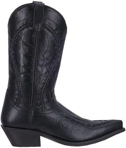 Miniatura 4 de Laredo Laramie - Botas de vestir con punta corta para hombre, color negro, Negro