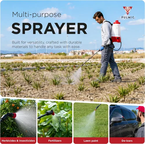 Miniatura 4 de PULMIC - Pulverizador eléctrico de mochila de 4 galones con batería para césped, jardín y granja, presión ajustable, bomba rociadora de alto