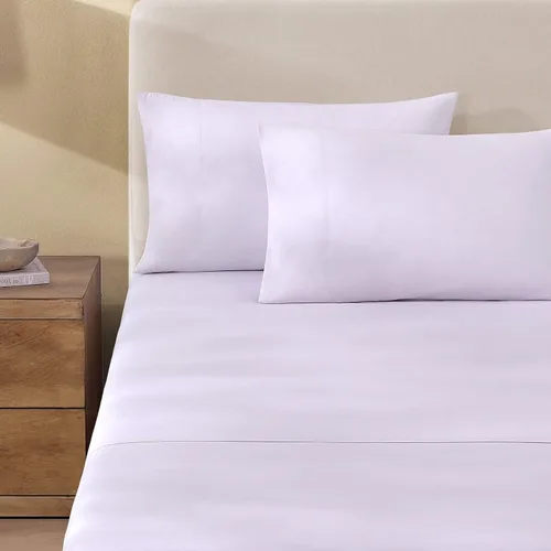 Miniatura 13 de Pure Parima Ultra percal Hotel Collection - Juego de sábanas de 100% algodón egipcio certificado, tamaño individual XL, color hueso
