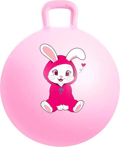 Miniatura 17 de PlayZap Pelotas Saltarinas para Niños de 3-8 Años, Pelota Rebotante de 18 Pulgadas con Asa, Saltarina Inflable de 18", Juguetes de Salto de 45cm