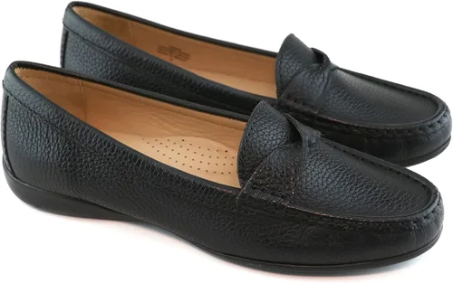 Miniatura 4 de MARC JOSEPH NEW YORK Mocasines de conducción ligeros de cuero genuino para mujer estilo clásico a la moda trenzados sin cordones para conducir