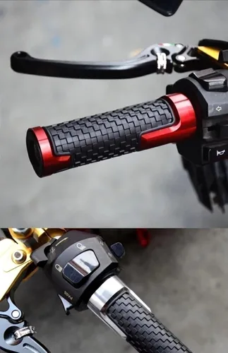 Miniatura 5 de Motocicleta para Y&AMAHA XT660X 2004-2017 XT660 XT 660 X 660X 2005 7/8 pulgadas 22MM Motocicletas Agarres Manillar Barra Extremo Tapón Tapón Negro
