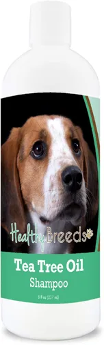 Miniatura 159 de Healthy Breeds Doberman Pinscher Champú de aceite de árbol de té, formulado para piel seca e irritada, reduce la caspa, aroma a gaulteria, 8 onzas