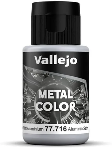 Miniatura 11 de Vallejo - Color Metálico Aluminio 32 ml (1.08 fl.oz.) Reproduce fielmente diferentes acabados metálicos