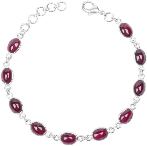 Pulsera de piedras preciosas, pulsera ajustable de enlace, superposición de plata, joyería hecha a mano, bisel, regalo para ella, regalo de Navidad