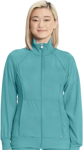 Miniatura 35 de Infinity by Cherokee 2391A - Chaquetas médicas con cremallera frontal para mujer, tela elástica en 4 direcciones