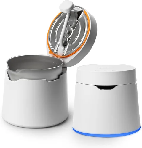 Carepod One Plus Humidificador de Acero Inoxidable para Habitación Grande con Luz de Ambiente, Silencioso y Seguro para Bebé, Solo 3 Partes Blanco