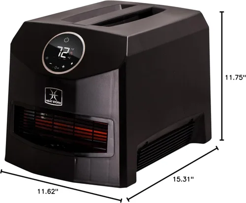 Miniatura 6 de Heat Storm Mojave - Calentador de Espacio Infrarrojo Portátil Ultraligero para Interiores - 1500 Vatios - Termostato Integrado y Sensor de Mojave
