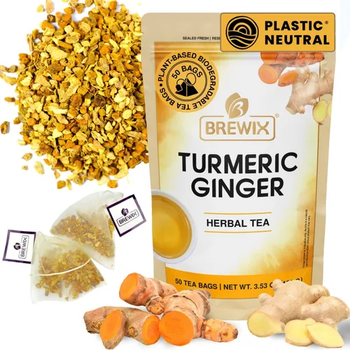 Miniatura 50 de BREWIX, Bedtime Blossom - Té suelto de hierbas (más de 50 tazas) sin cafeína y totalmente natural Mezcla relajante floral nocturna Rooibos