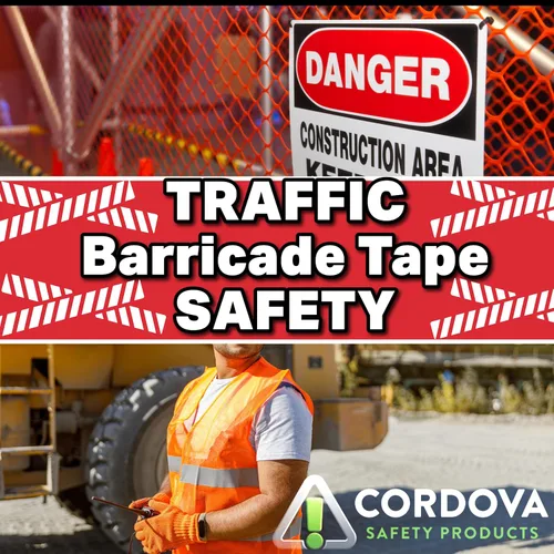 Miniatura 4 de Cordova Safety Products - T15211 Pro Pack - Cinta de barricada de peligro, juego de 12 rollos, cada rollo mide 3 pulgadas x 1000 pies, rojo, 3
