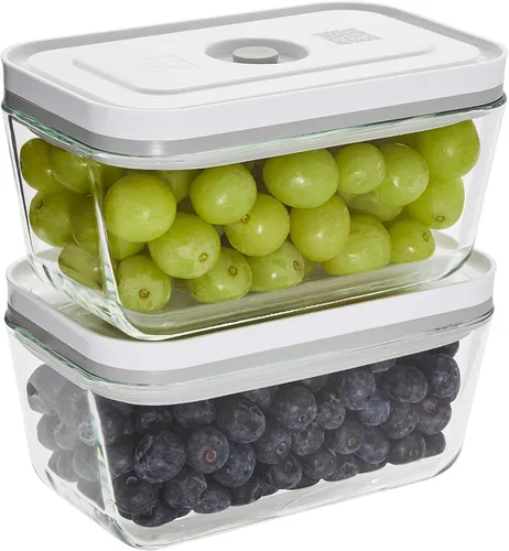 Miniatura 21 de ZWILLING Fresh & Save Recipiente hermético de vidrio para almacenamiento de alimentos, contenedor de preparación de comidas, tamaño mediano
