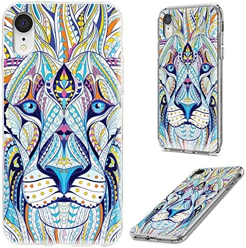 AKORAVO - Funda protectora para iPhone XR para mujeres, hombres y niñas, a prueba de golpes, antiarañazos, delgada, suave, TPU transparente, funda