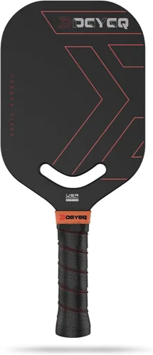 Miniatura 11 de DGYGQ Paletas de pickleball T700SC Power de fibra de carbono con núcleo de panal de polipropileno, mayor potencia para un giro y consistencia