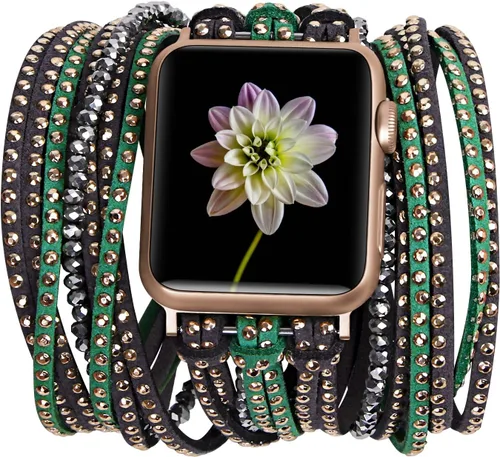 Miniatura 8 de VIQIV Correa de reloj compatible con Apple Watch Ultra Band de 1.929 in 1.772 in 1.732 in 1.654 in 1.614 in 1.575 in 1.496 in iWatch Series SE 9 8 7