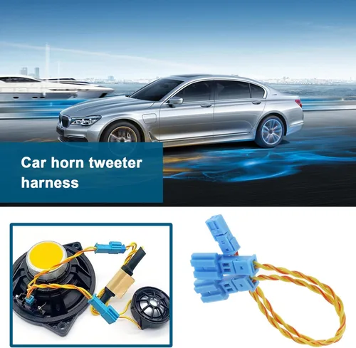 Miniatura 2 de 2 piezas de arnés de cableado de altavoces compatibles con BMW X1/X3/X5 F10/F18/F30/F20/E60/E90/E70
