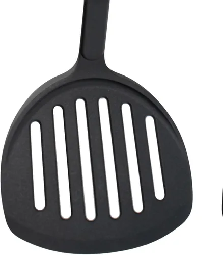 Miniatura 4 de Norpro Nylon 11.5 pulgadas Ranurado Ronda Turner, Negro