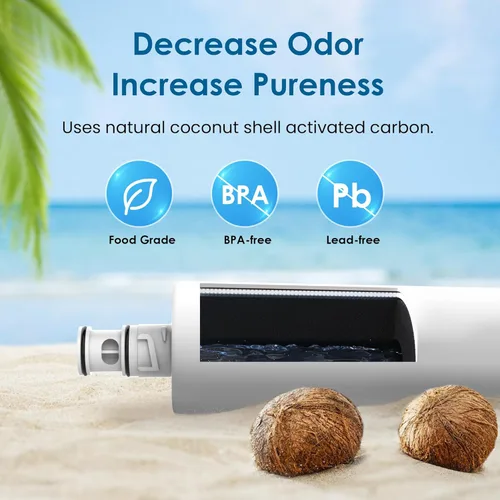 Miniatura 7 de Waterdrop 3US-PF01 filtro de agua para debajo del fregadero, repuesto para Advanced 3US-PF01, 3US-MAX-F01, 3US-PS01, 3US-MAX-S01, Aqua-Pure