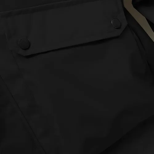 Miniatura 5 de Chaqueta de esquí impermeable para hombre, resistente al viento, abrigo de invierno con forro polar con capucha para escalar y romper el viento