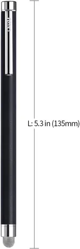 Miniatura 5 de ChaoQ Bolígrafos capacitivos para pantallas táctiles, 8 lápices capacitivos de fibra de malla con 8 puntas de malla reemplazables y 8 puntas de goma