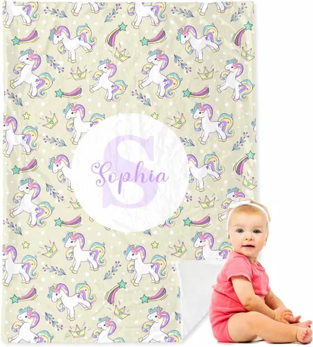 Manta de bebé personalizada, manta de bebé personalizada con nombre para niños y niñas, regalos de bebé para recién nacidos, manta de bebé con Para