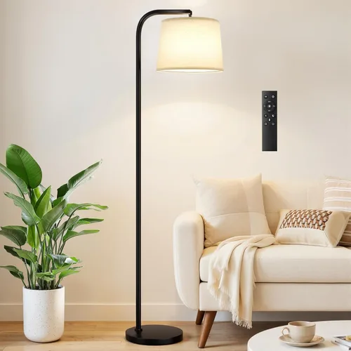 Miniatura 10 de Ambimall Lámpara de pie totalmente regulable - Lámparas de pie de 9W con bombilla LED incluida, lámparas de pie para sala de estar con cabezal R