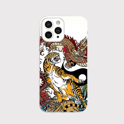 Miniatura 7 de Blingy's Funda para iPhone 13 Pro Max (6.7 pulgadas), divertido patrón de gato lindo estilo animal de dibujos animados transparente suave TPU funda