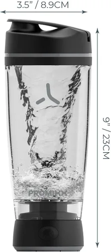 Miniatura 7 de Promixx Pursuit - Botella mezcladora de proteínas, botella deportiva prémium para mezclas de proteínas y batidos de suplementos, vaso mezclador