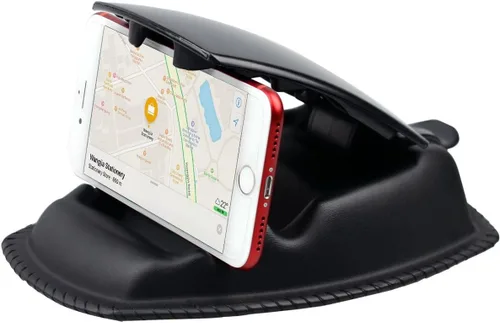 Miniatura 2 de APPS2Car Soporte de Montaje GPS para Coche y Camión, Soporte Antideslizante con Bolsa de Frijoles GPS para Tablero 2-en-1 Anti-Deslizante