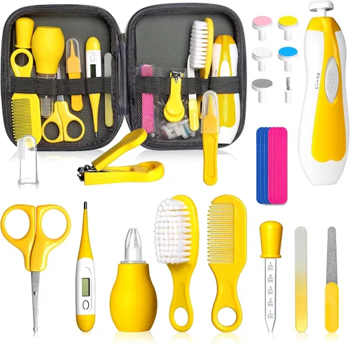 Miniatura 9 de Kit de aseo para bebés para niños y niñas, seguridad para recién nacidos, juego de aseo esencial para guardería, regalo para padres primerizos